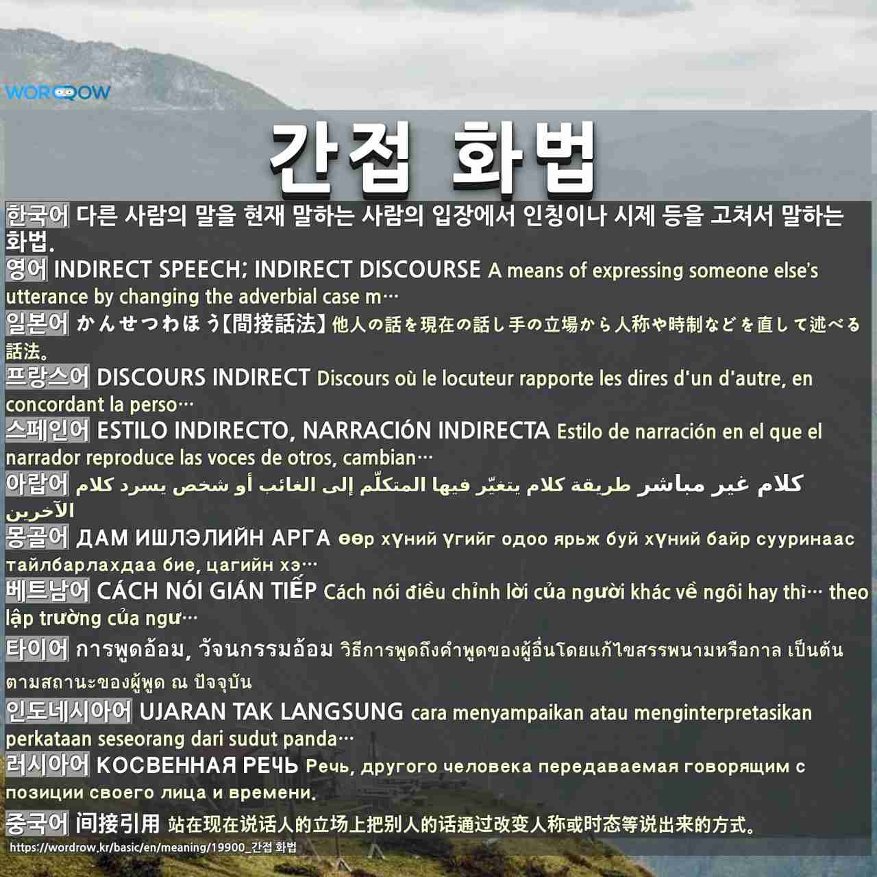 간접 화법: 间接引用