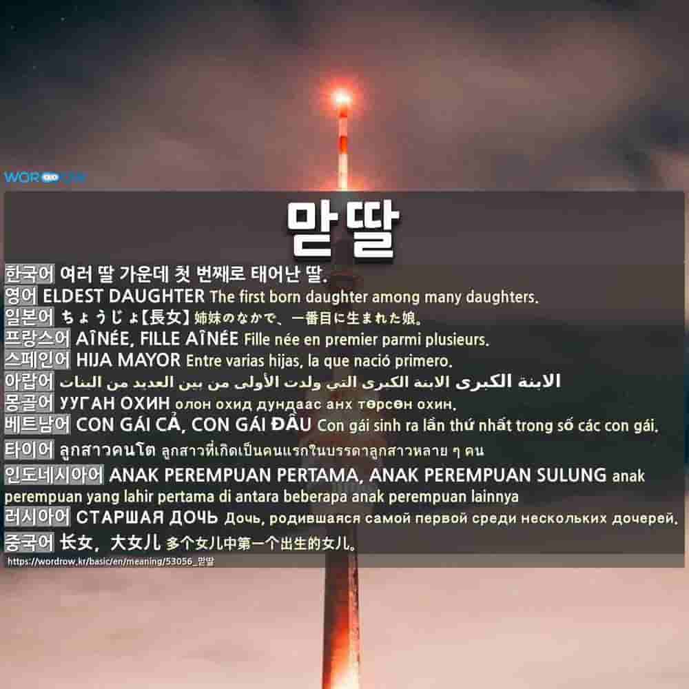 맏딸 ちょうじょ 長女