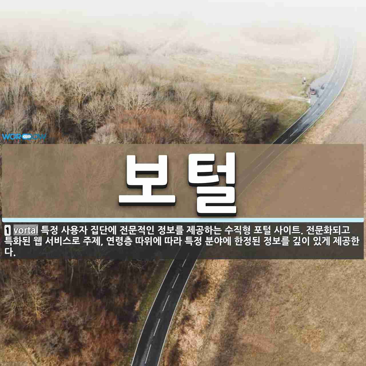 보털 뜻: 특정 사용자 집단에 전문적인 정보를 제공하는 수직형 포털 사이트. 전문화되고 특화된 웹 서