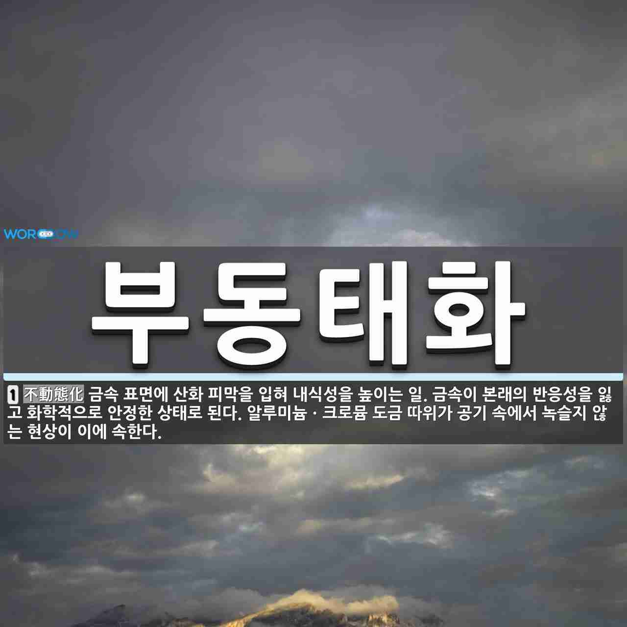 부동태화 뜻